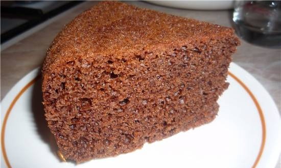 Chocolate-nut cake (base)
