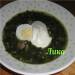 Spinach soup with buckwheat