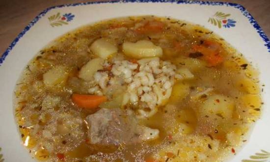 Pearl barley soup (Cuckoo 1054)