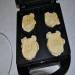 Potato pancakes in a waffle iron