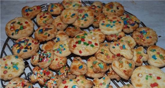 עוגיות חמאת שמרים עד השנה החדשה (מקשטים עם הילדים)