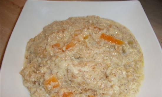 Porridge "5 cereals" with dried fruits