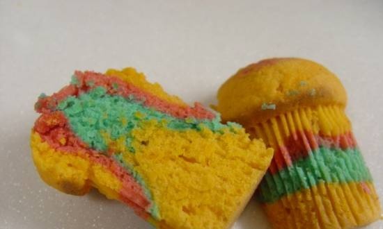 Cupcakes multicolori
