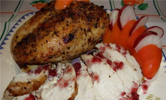 Lazy baked chicken breast
