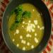  Creamy green pea soup
