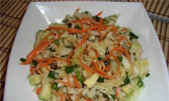 Fresh cabbage salad