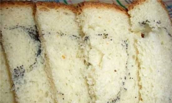 Wheat bread with poppy seeds (oven)