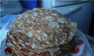 Mga lace pancake