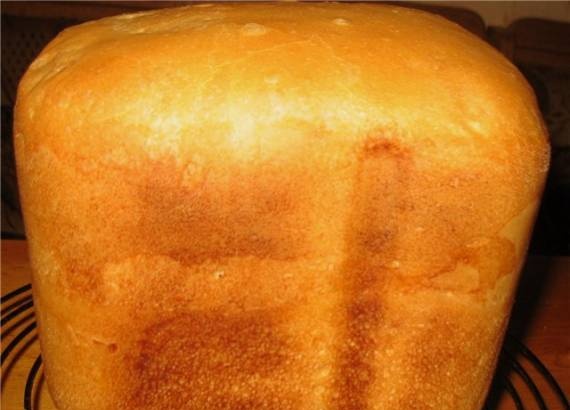 Pan de trigo con masa madre francesa en una panificadora