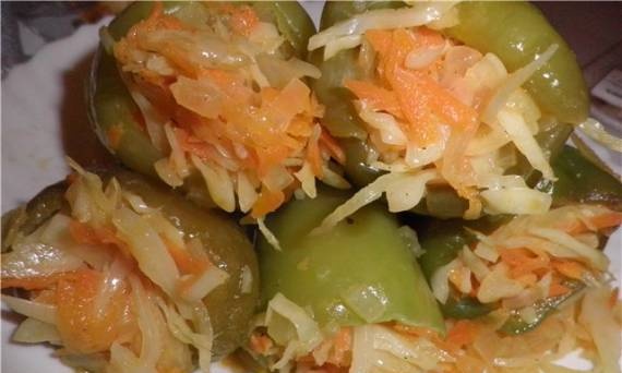 peppers stuffed with vegetables