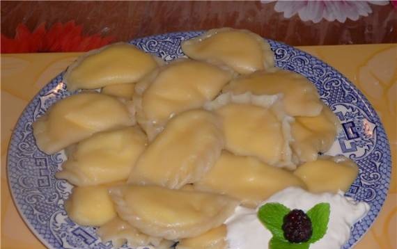 Choux pastry dumplings