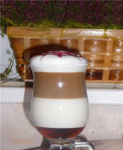 Gelaagde koffie - Latte Macchiato