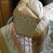 Darnitsky brood met eeuwig zuurdeeg in een broodbakmachine