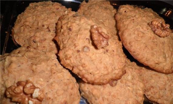 Biscotti magri di farina d'avena