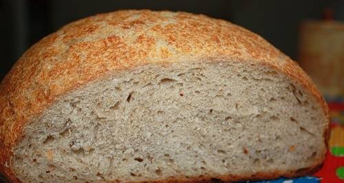 לחם בסגנון איטלקי עם קמח כוסמת (תנור)