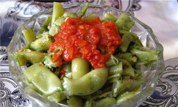Pickled green beans