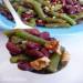 Green beans and kidney beans salad