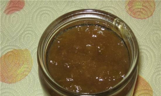 Rhubarb marmalade with ginger