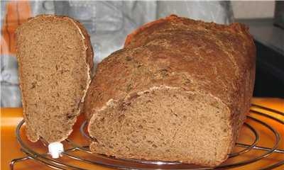 Rye bread for husband (bread maker)