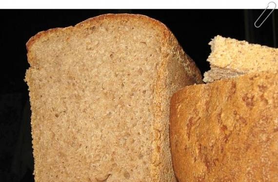 خبز القمح والجاودار مع اللبن