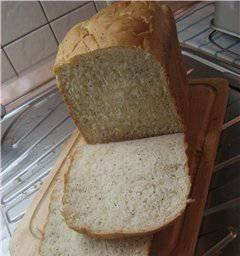 Sour cream bread (bread maker)