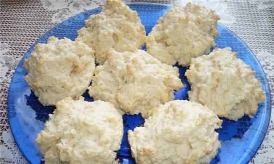 Kokosanka cookies (on proteins)