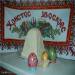 גבינת קוטג 'פופובסקאיה חג הפסחא על חלמונים מבושלים
