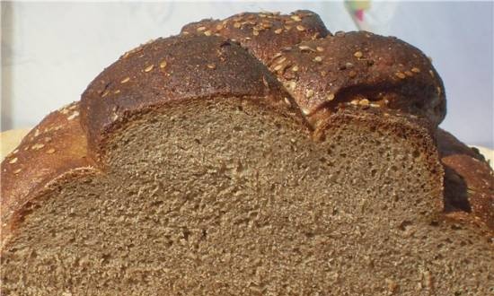 Diet sourdough bread (oven)