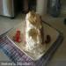 Biscuitbroodje met honing-meringue