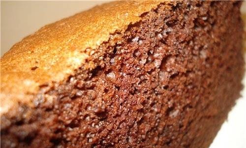 Chocolate chiffon cake