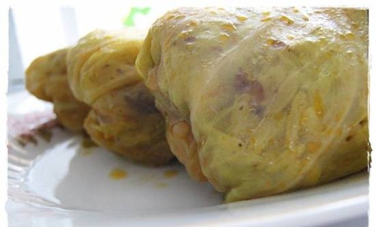 Spicy cabbage rolls "Transcarpathian"