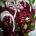 Beetroot salad with red onion