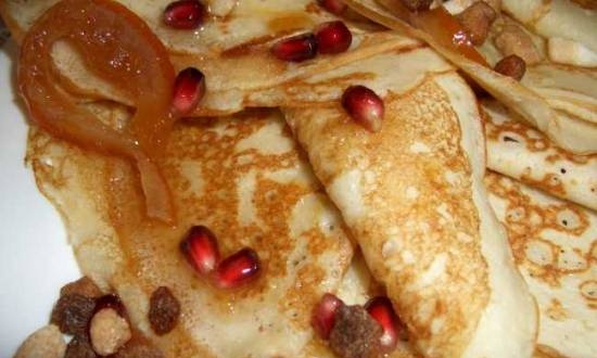 Pancakes with kefir and vodka
