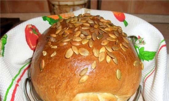 לחם אח פשוט על תפוחי אדמה (תנור)
