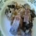 Herring appetizer with nuts and prunes