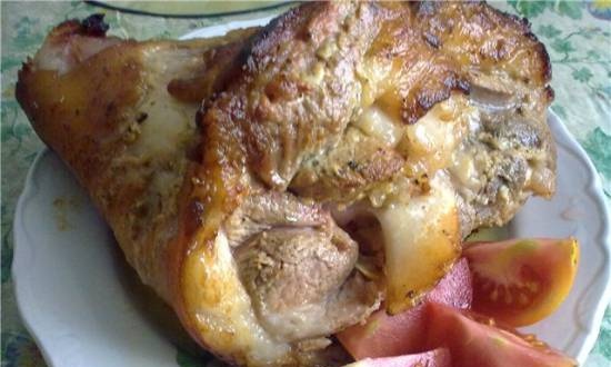 مفصل لحم الخنزير في الأكمام