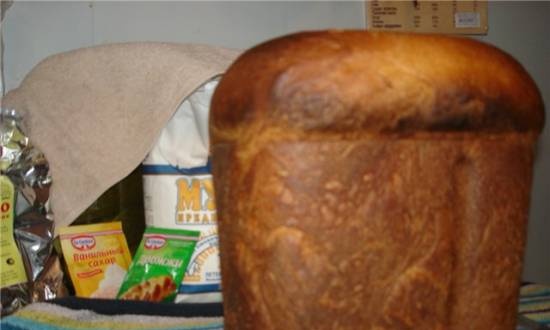 Japanese milk bread (bread maker)