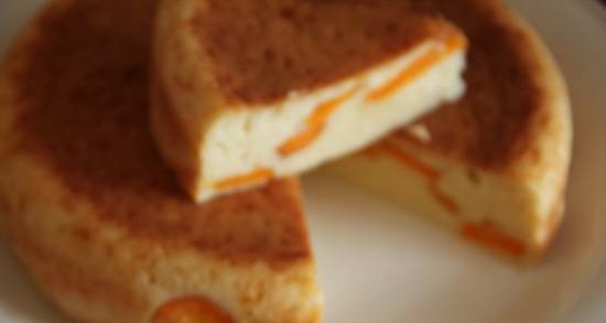 Pastel de zanahoria y queso (olla de cocción lenta)
