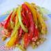 Bell pepper salad with olives