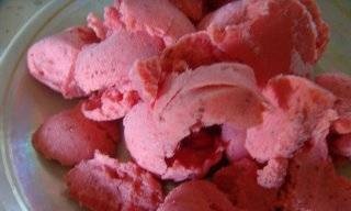 helado de fresa