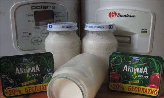 Joghurt a Polaris 508-ban és a Binatone rizsfőzőben