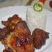 Adobo van kip en varkensvlees