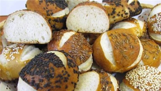 Tyrolean buns in the oven