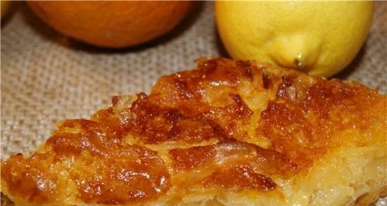Ciasto Pomarańczowe (Portocalopita)