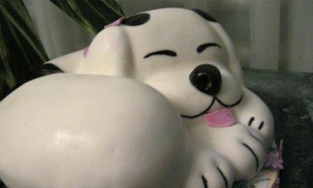 Cake "Sleeping Dog" 3D (master class)