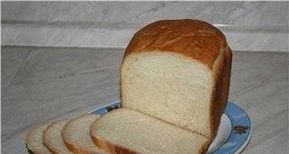 Yeast milk bread (bread maker)