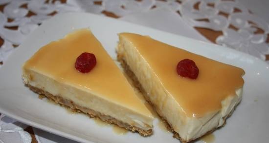 עוגת גבינה עם תפוחים (Delonghi MultiCuisine)
