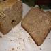 Rye-wheat bread with lentils and coriander.