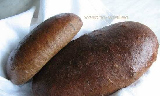 Rye-wheat custard bread
