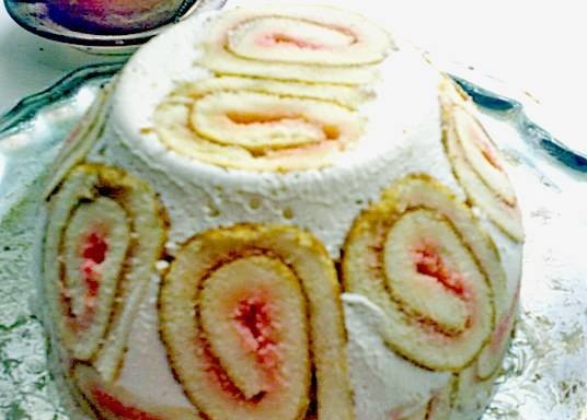 Cake "Monomakh's Hat" (without baking)